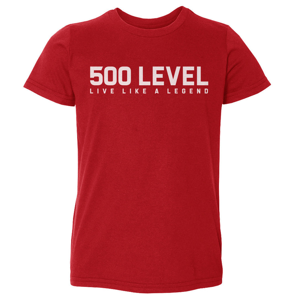 500 LEVEL Wordmark WHT