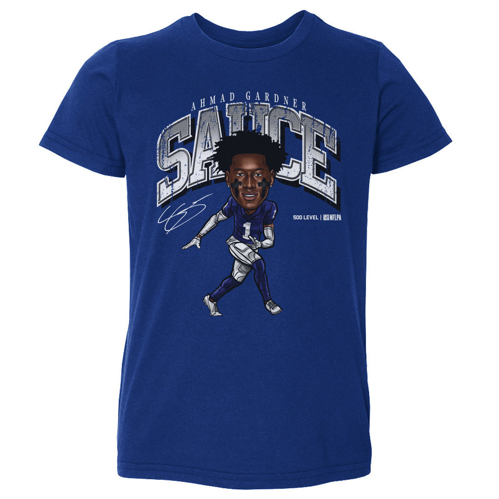 Sauce Gardner Indianapolis Cartoon WHT