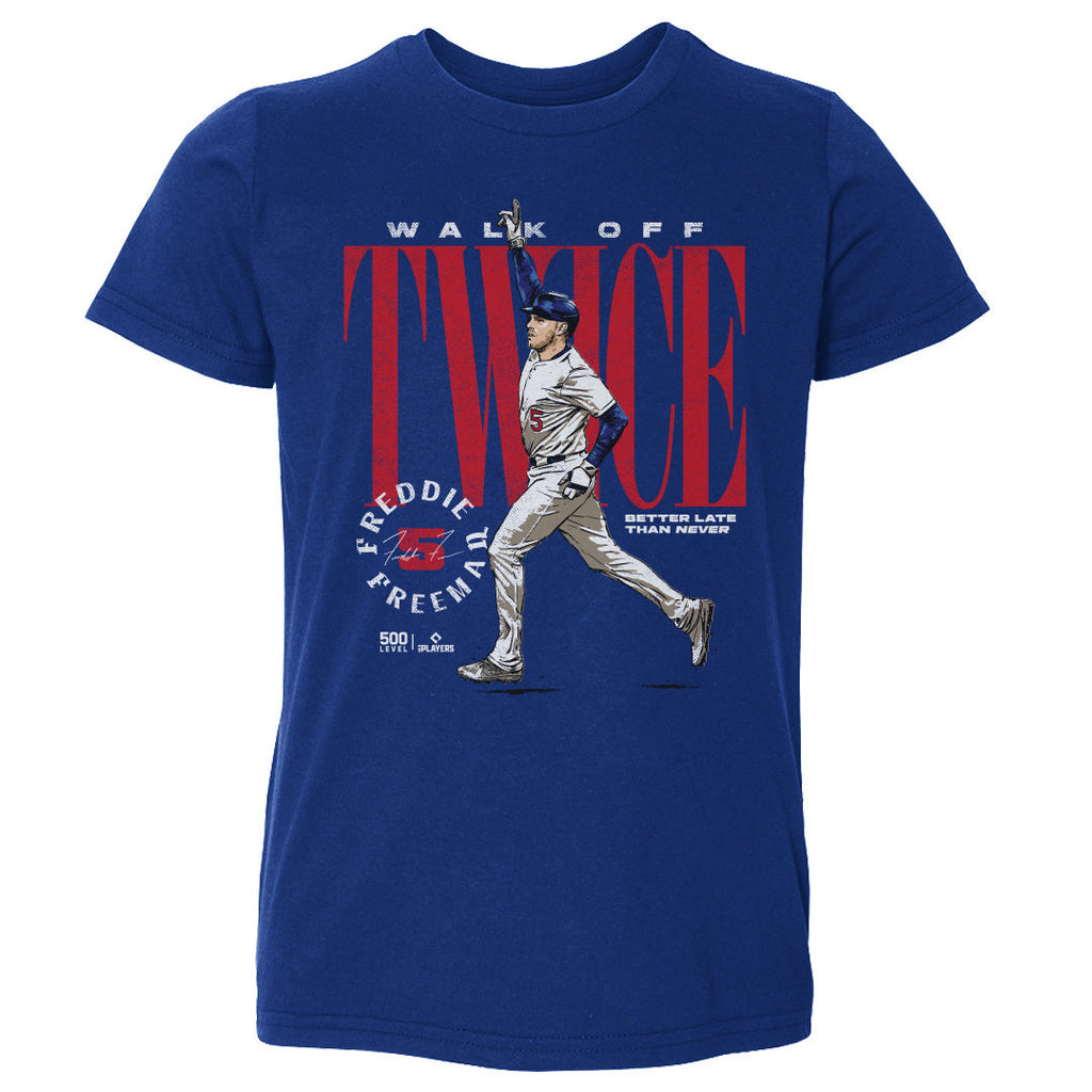 Freddie Freeman Los Angeles D Walk Off Twice WHT