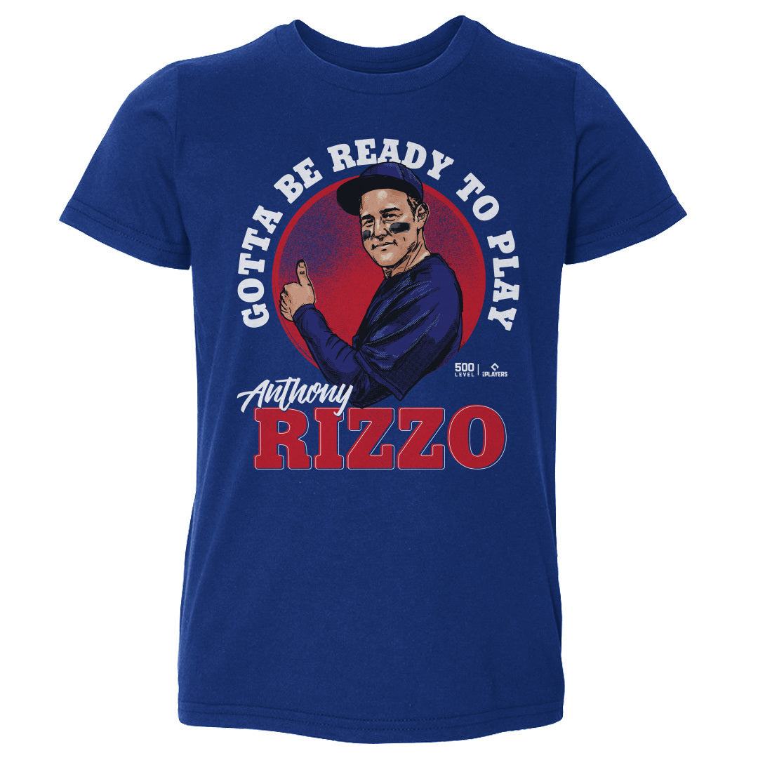 Anthony Rizzo Chicago C Ready To Play W WHT