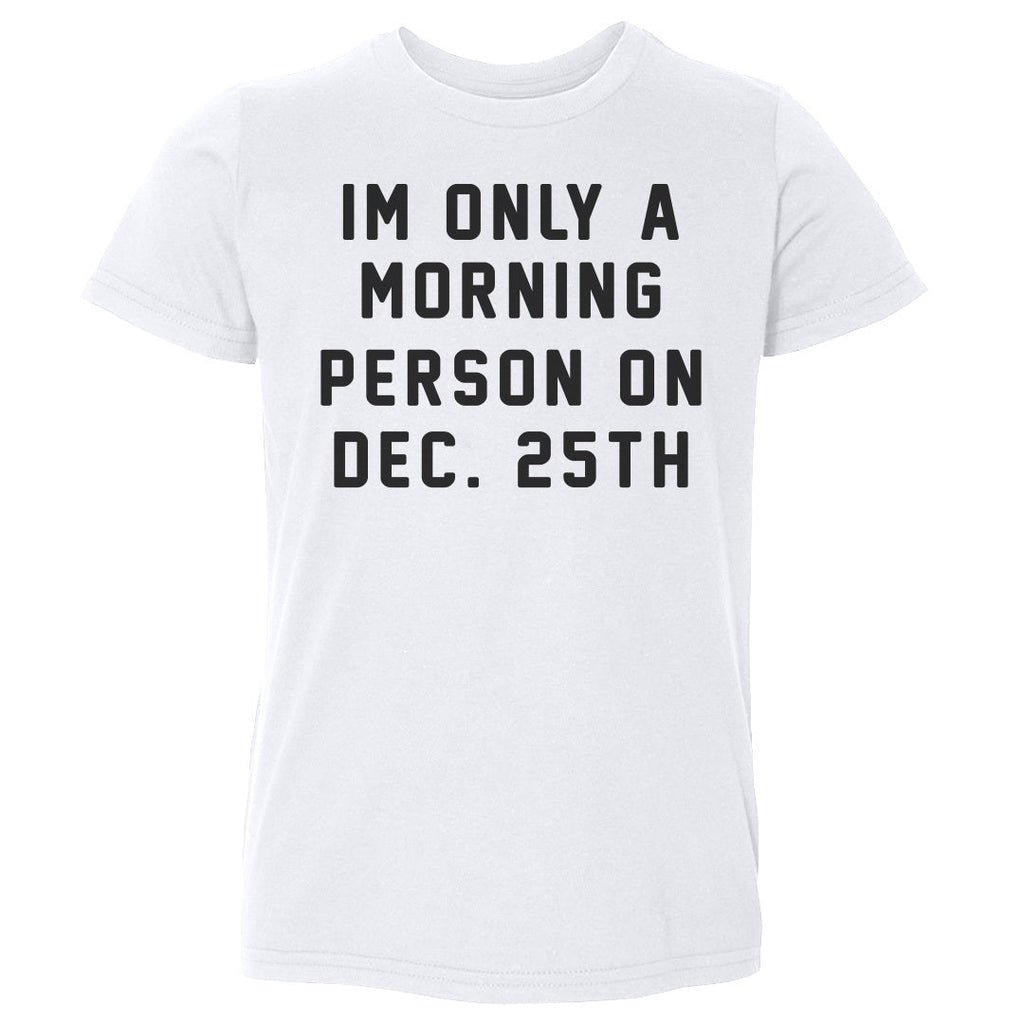 Christmas Morning Person On Christmas
