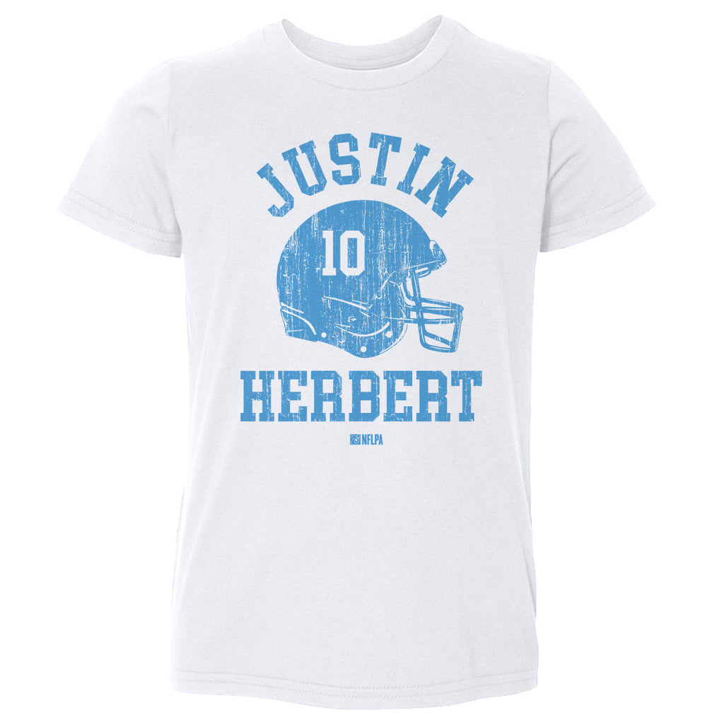 Justin Herbert Los Angeles C Helmet Font
