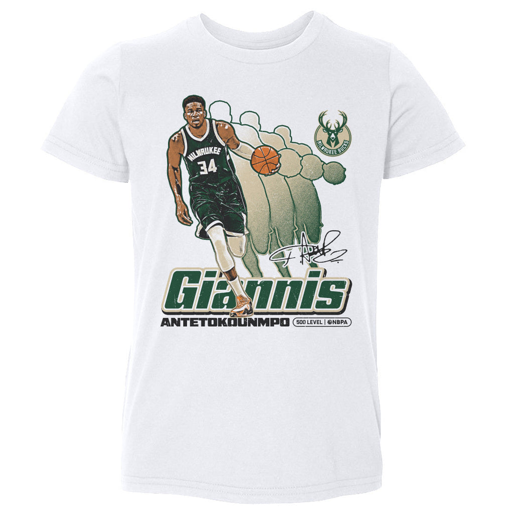 Giannis Antetokounmpo Milwaukee Bucks Retro