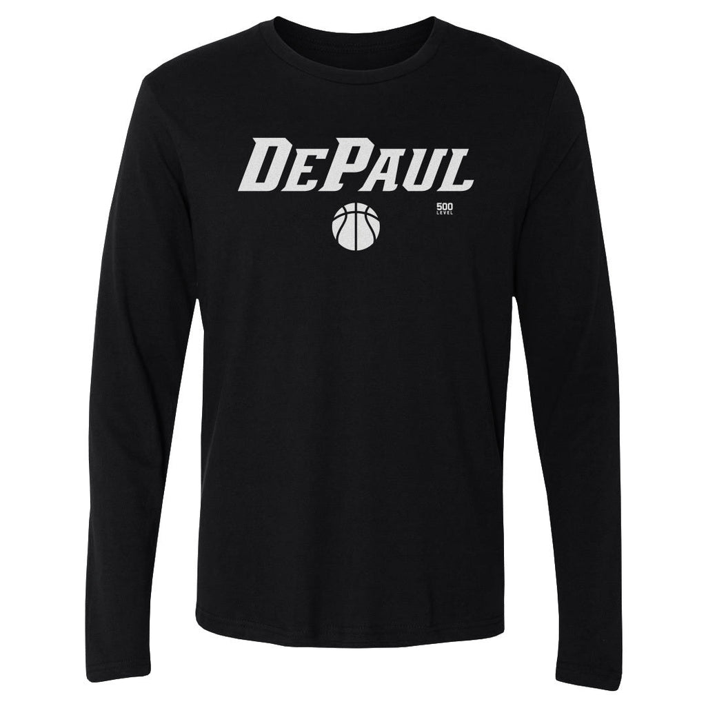 DePaul Blue Demons Basketball Minimalist WHT