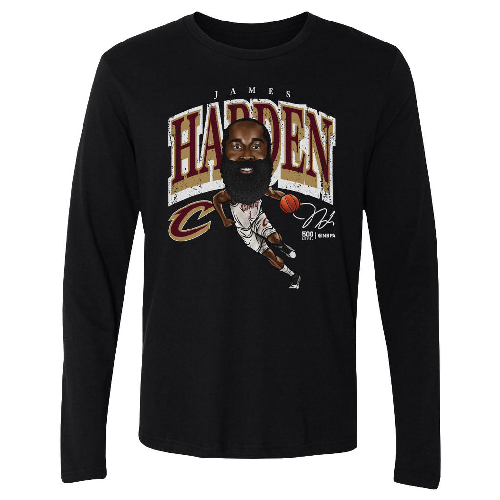 James Harden Cleveland Cavaliers Cartoon WHT