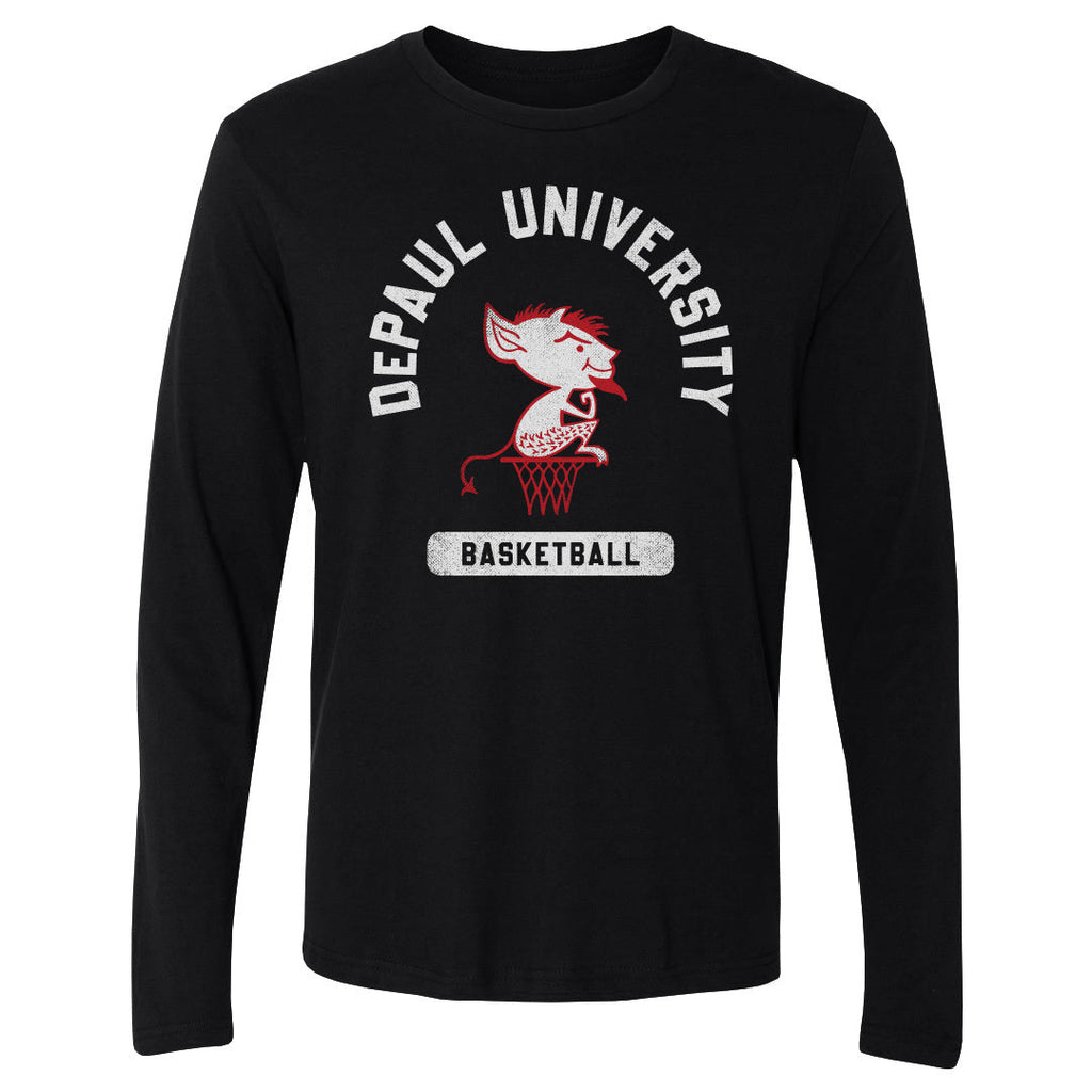 DePaul Blue Demons Mascot Basketball WHT