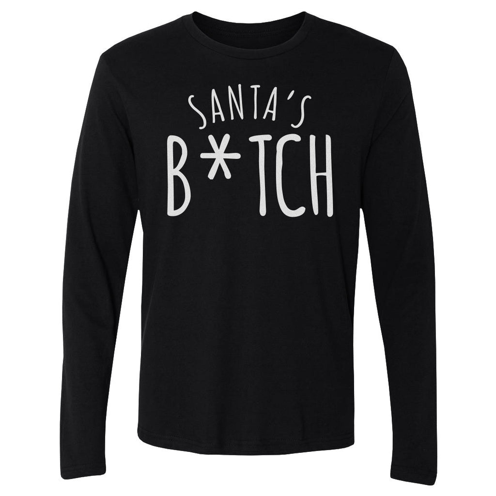 Christmas Santa's B-tch WHT