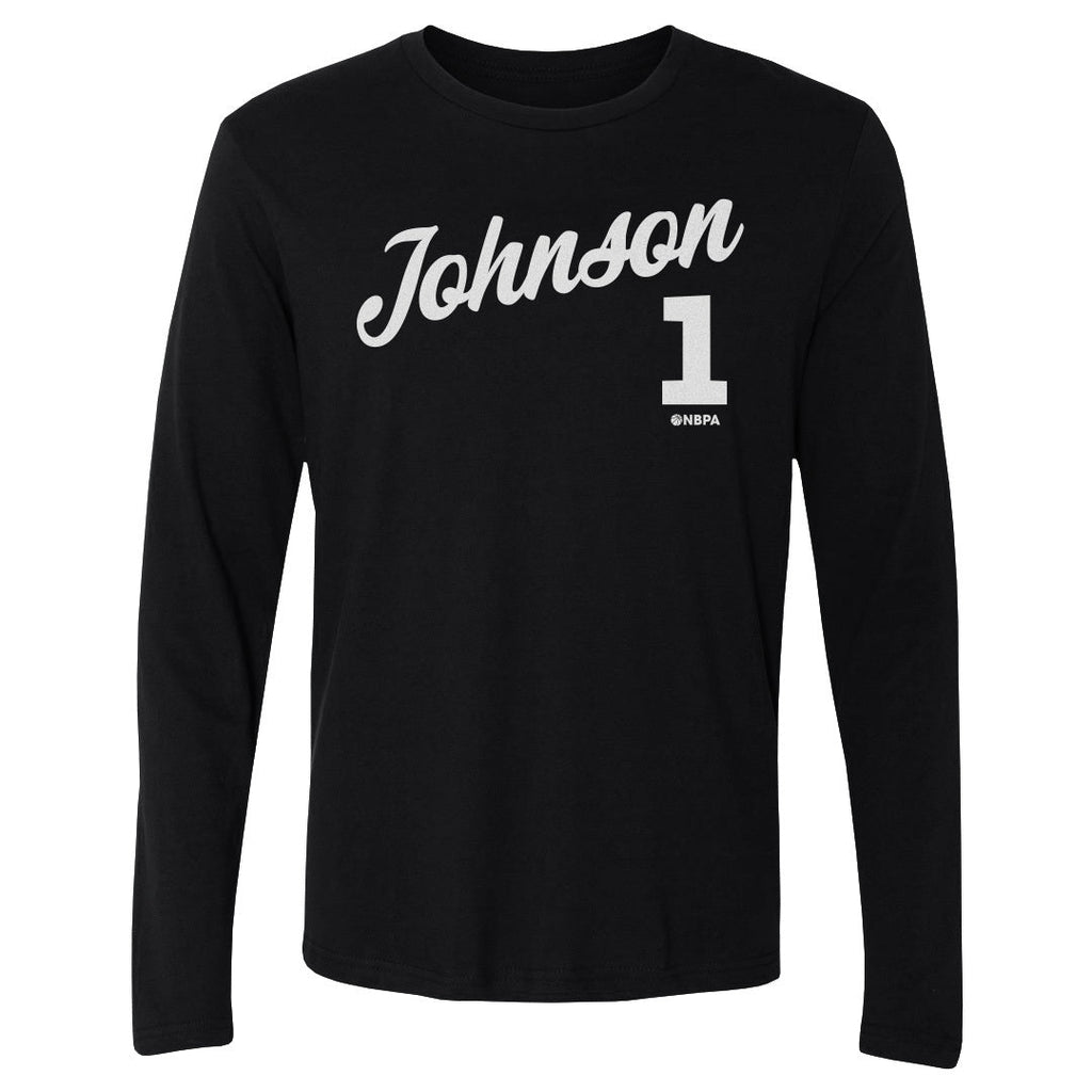 Jalen Johnson Atlanta Script WHT