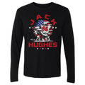 Jack Hughes New Jersey USA Flag Celebration WHT