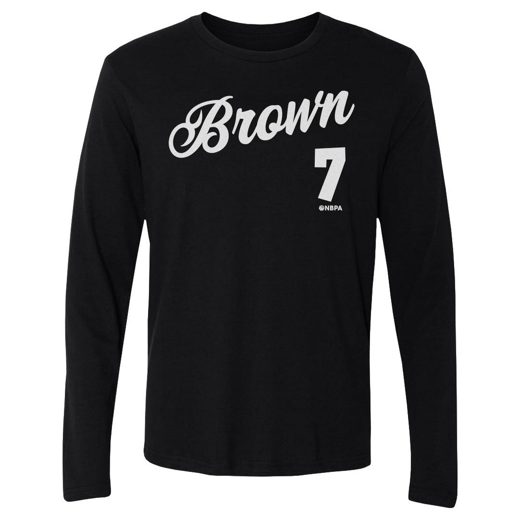 Jaylen Brown Boston Script WHT