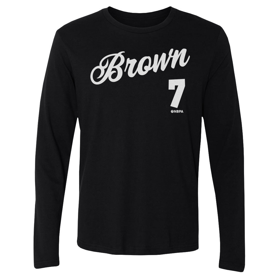 Jaylen Brown Boston Script WHT