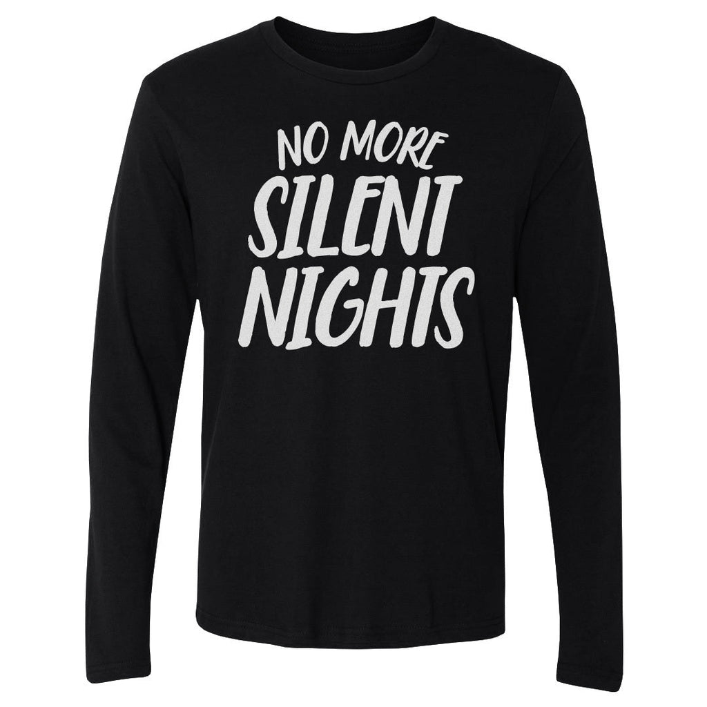 Christmas No More Silent Nights WHT