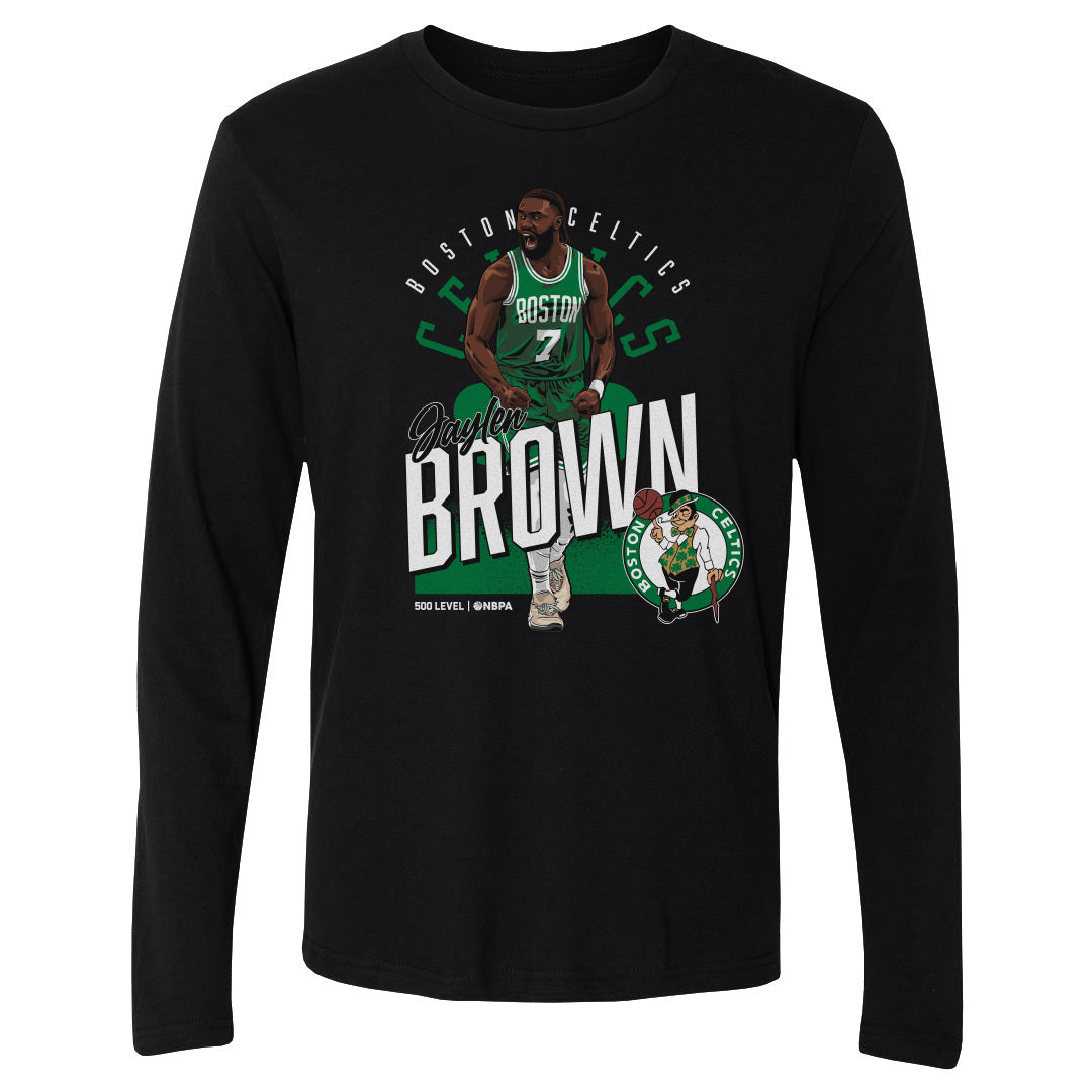 Jaylen Brown Boston Celtics Shield WHT