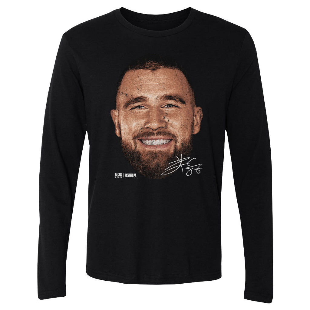 Travis Kelce Kansas City Vintage Head WHT