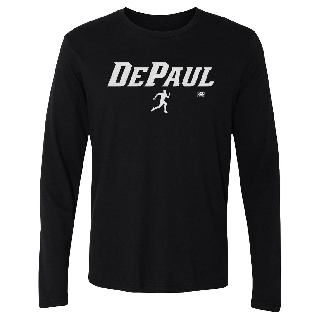 DePaul Blue Demons Track & Field Minimalist WHT