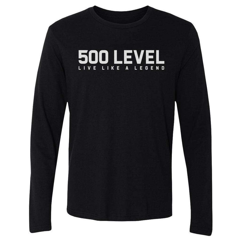 500 LEVEL Wordmark WHT