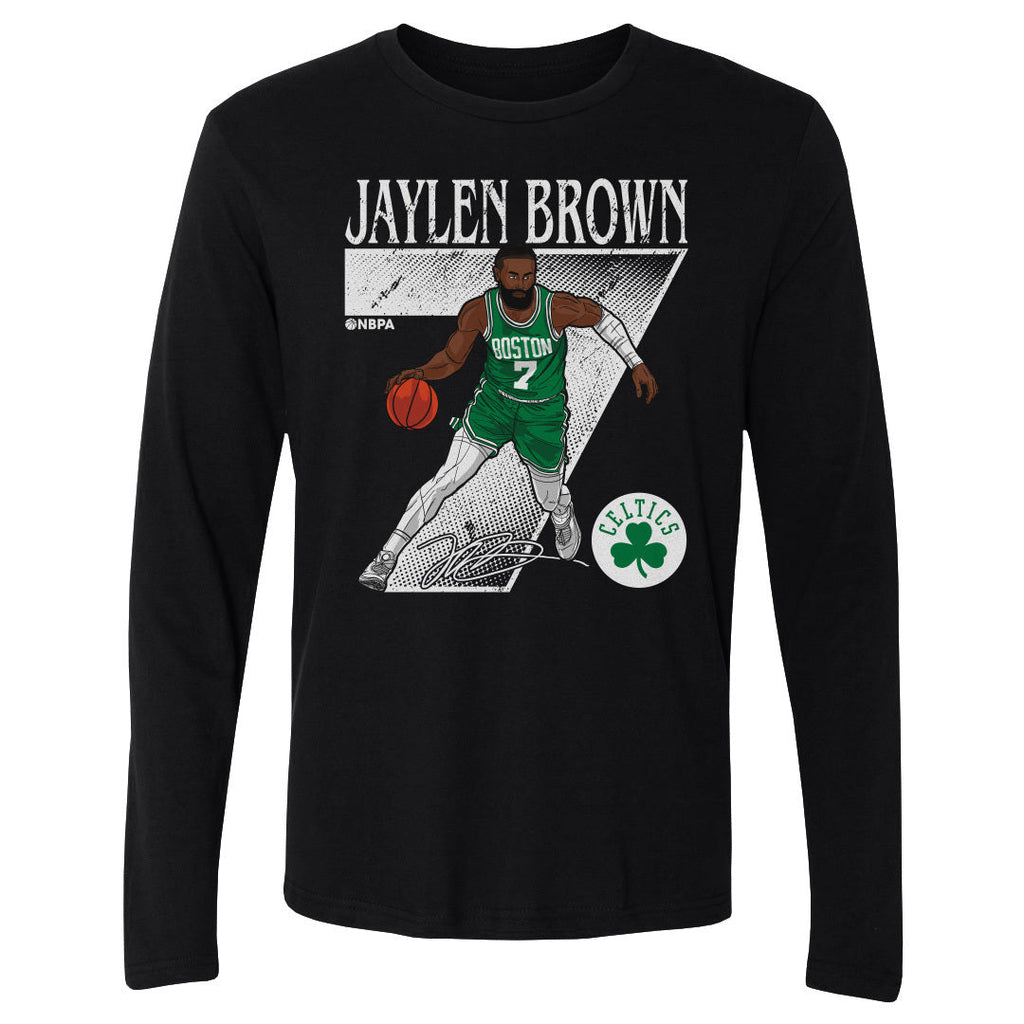 Jaylen Brown Boston Celtics Number WHT