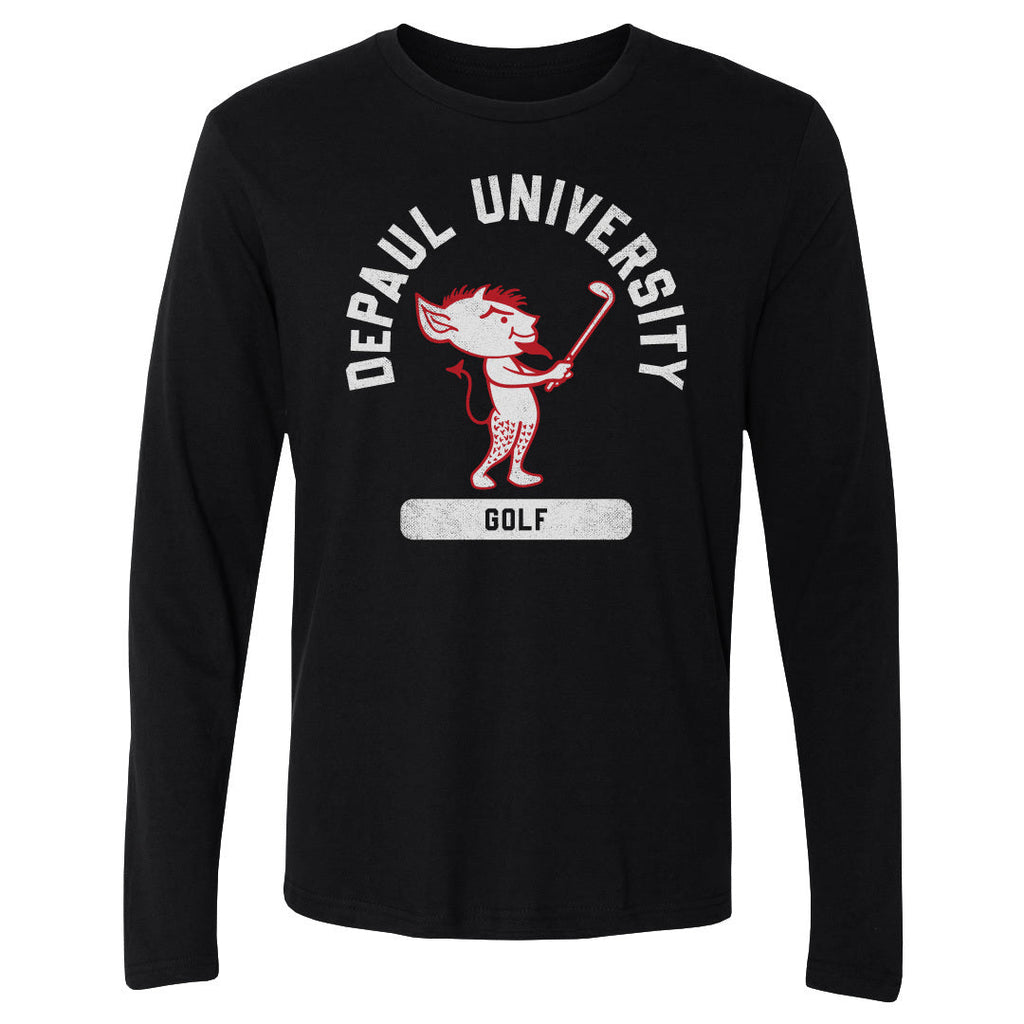 DePaul Blue Demons Mascot Golf WHT