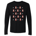 Christmas 8-bit Santas WHT