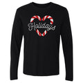 Christmas Candy Cane Heart WHT