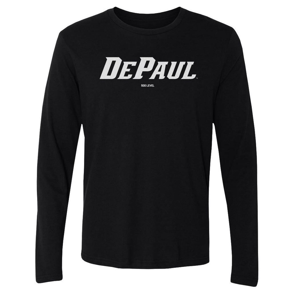 DePaul Blue Demons Wordmark White WHT
