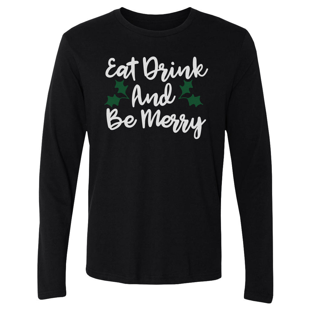 Christmas Eat Drink And Be Merry WHT