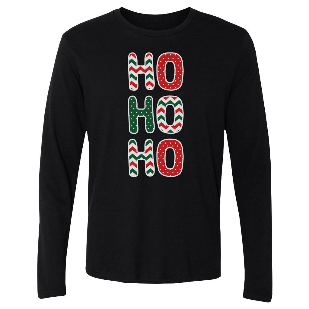 Christmas HO HO HO Stacked WHT