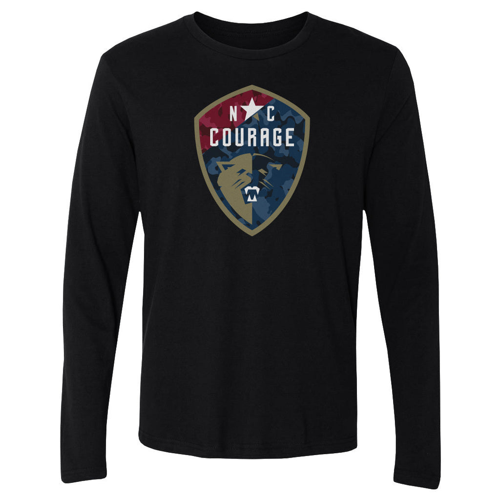 North Carolina Courage Camo Logo WHT