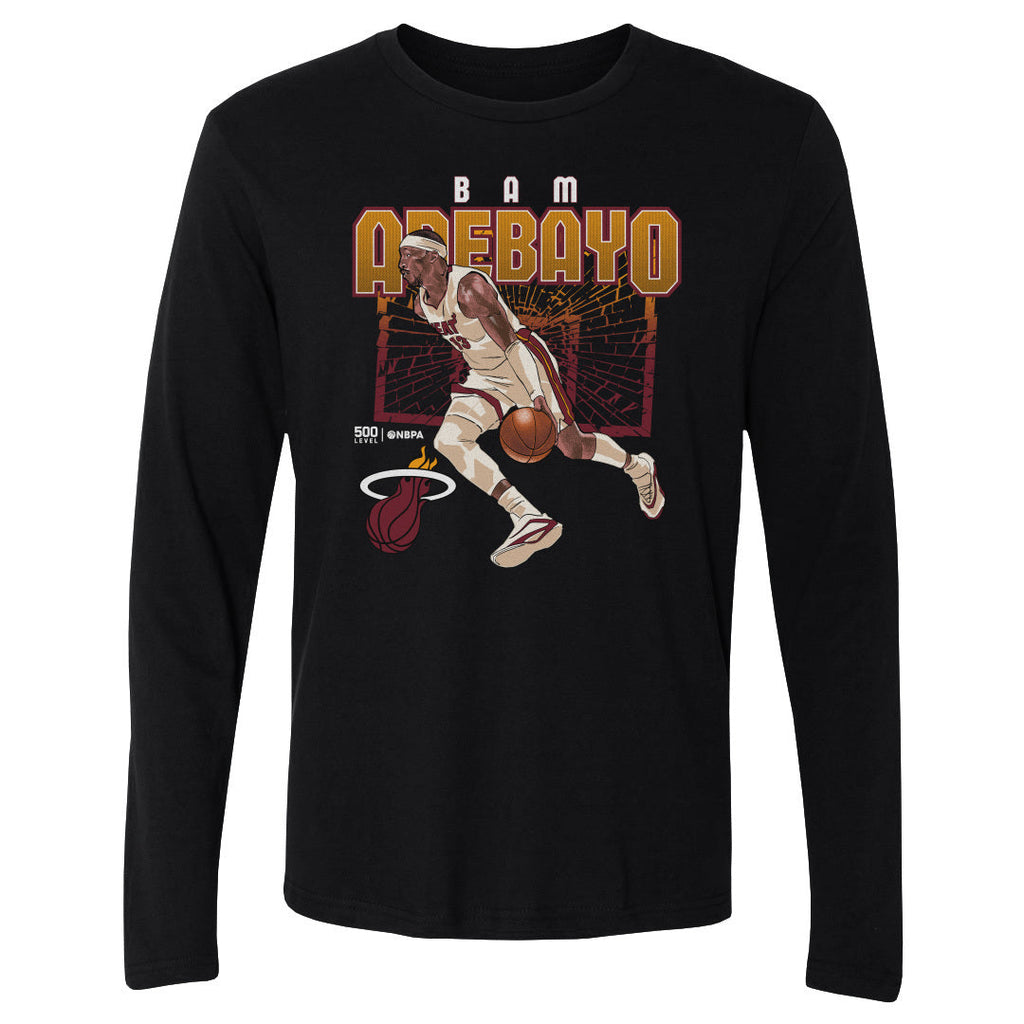 Bam Adebayo Miami Heat Shattered WHT