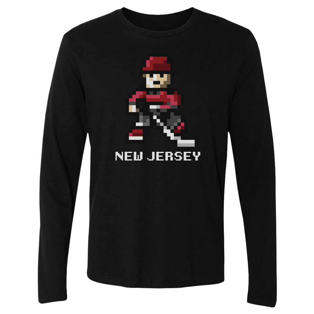 New Jersey Hockey 8-bit WHT