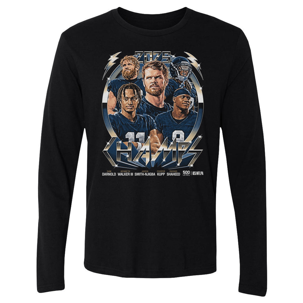 Seattle Football 2025 Champs Vintage WHT