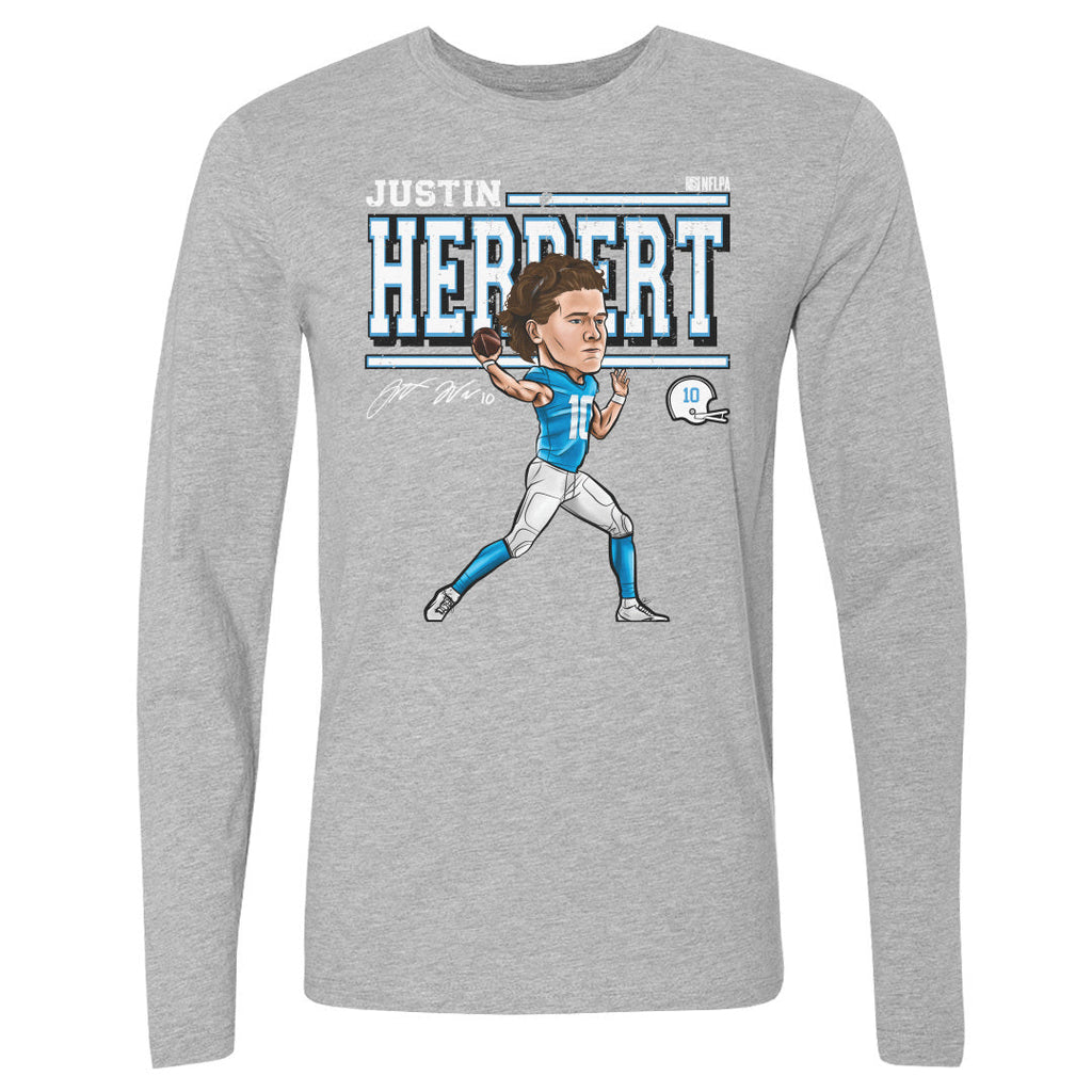Justin Herbert Cartoon WHT