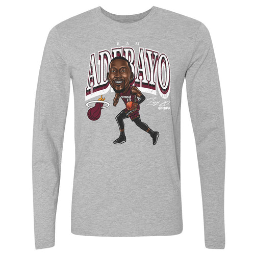 Bam Adebayo Miami Heat Cartoon WHT