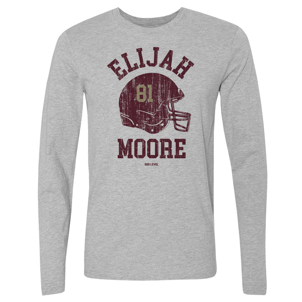 Elijah Moore College Helmet Font