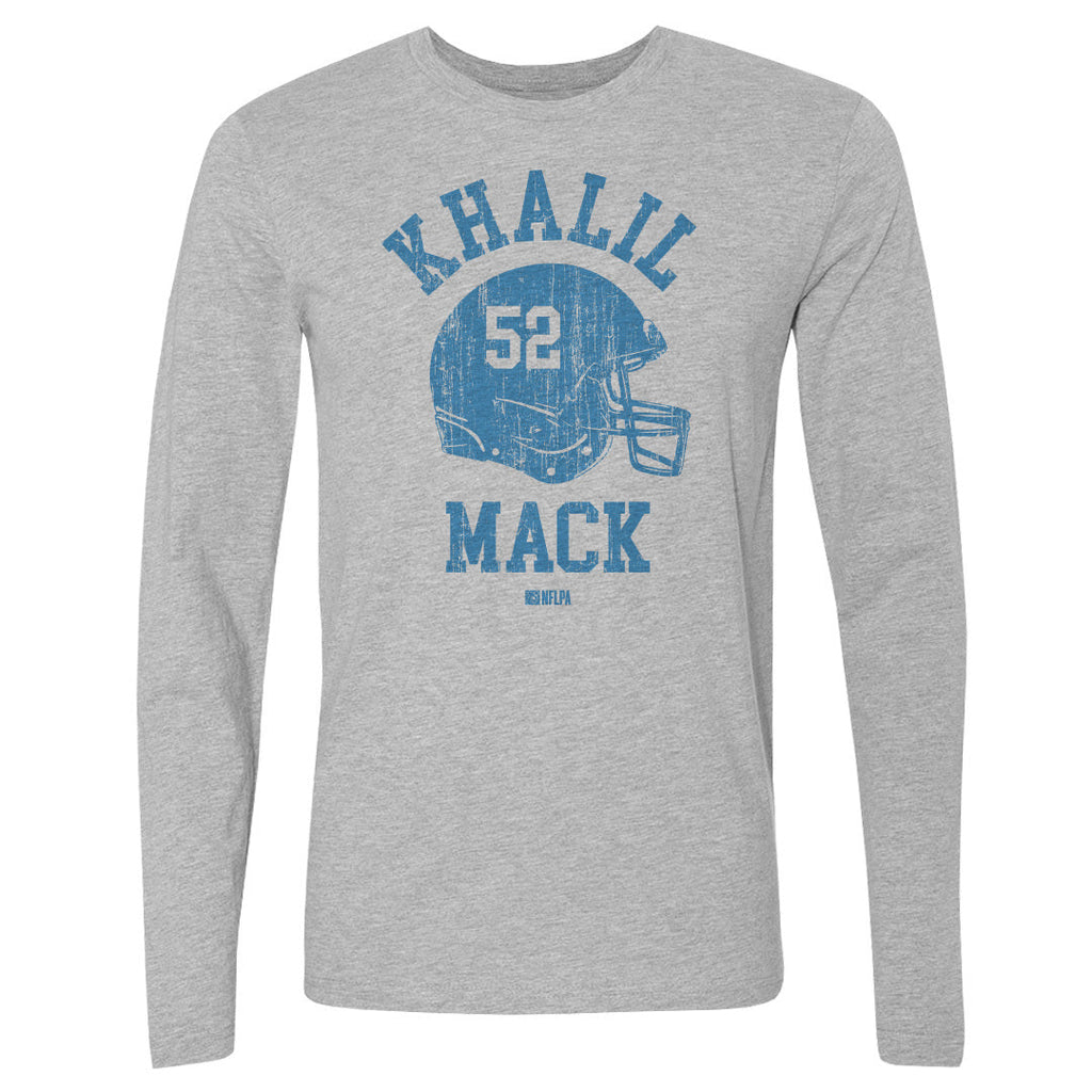Khalil Mack Los Angeles C Helmet Font