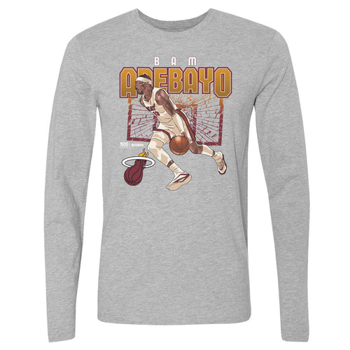 Bam Adebayo Miami Heat Shattered WHT