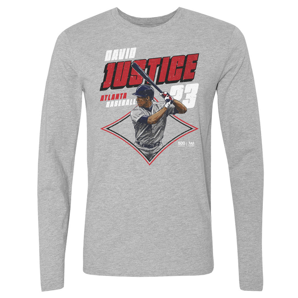 David Justice Atlanta Diamond WHT