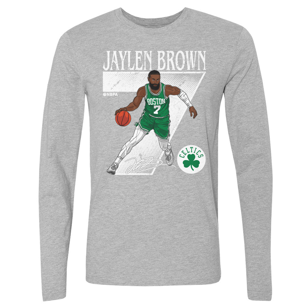Jaylen Brown Boston Celtics Number WHT