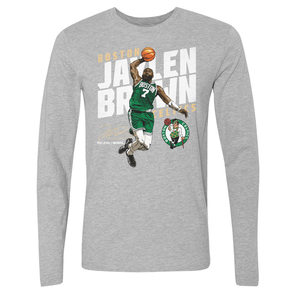 Jaylen Brown Boston Celtics Slant WHT
