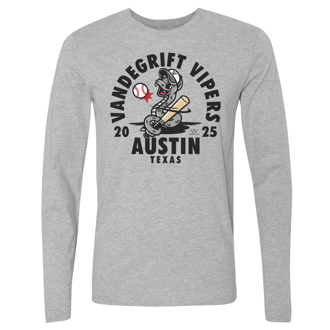Crown Trio Vandegrift High School Baseball Mascot Snake WHT