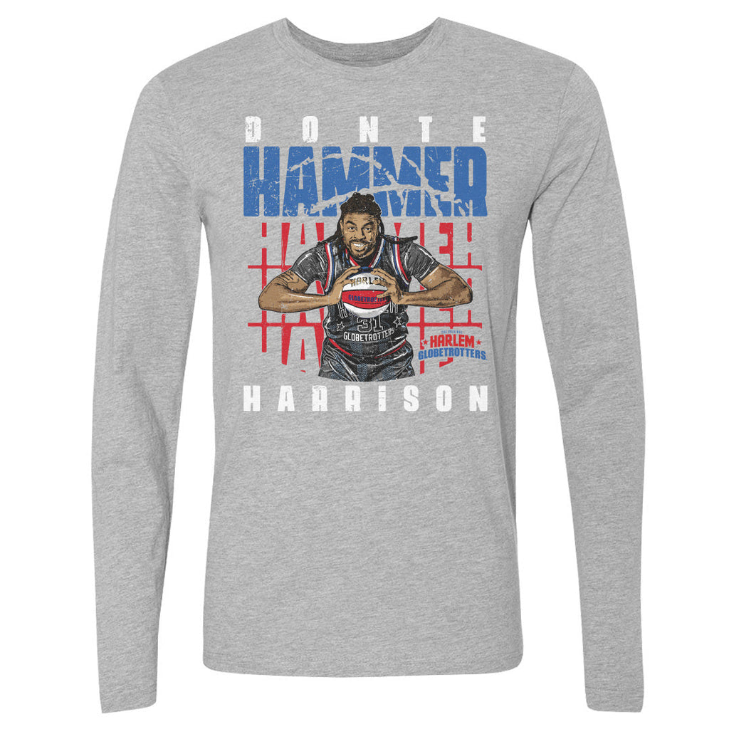 Hammer Harrison Harlem Globetrotters Pose WHT