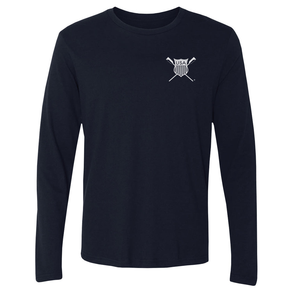 USRowing Emblem Pocket White WHT