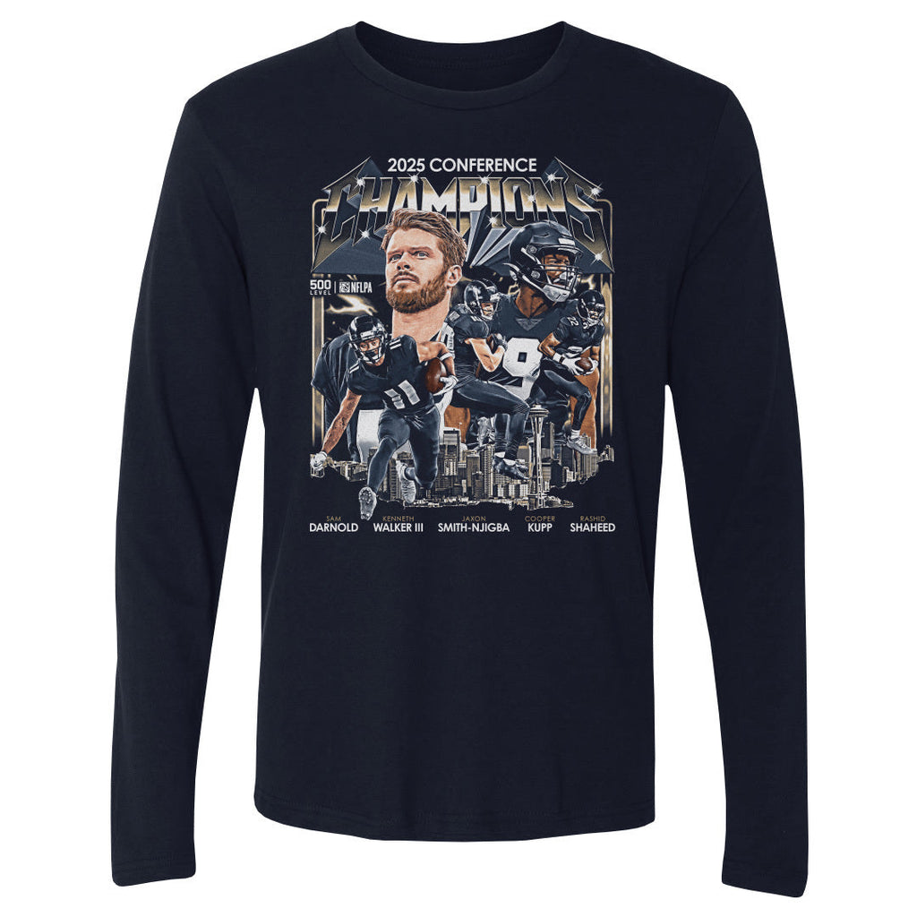 Seattle Football 2025 Conference Champions Vintage WHT
