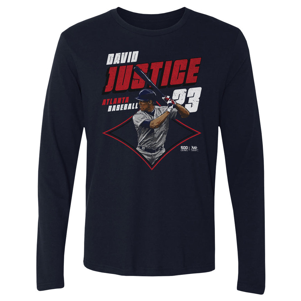 David Justice Atlanta Diamond WHT