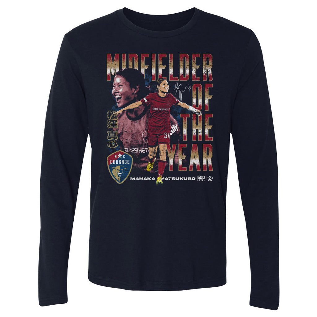 Manaka Matsukubo North Carolina Courage 2025 Midfielder Of The Year WHT