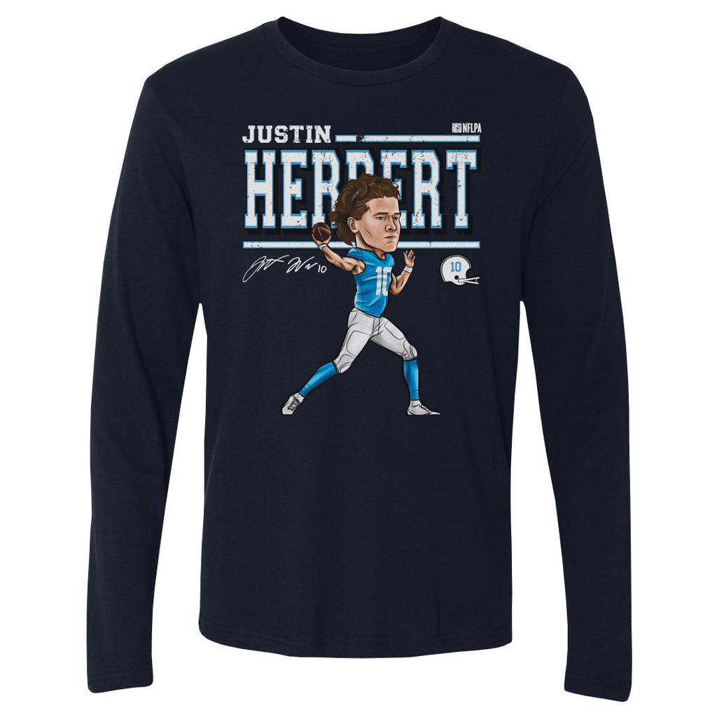 Justin Herbert Cartoon WHT