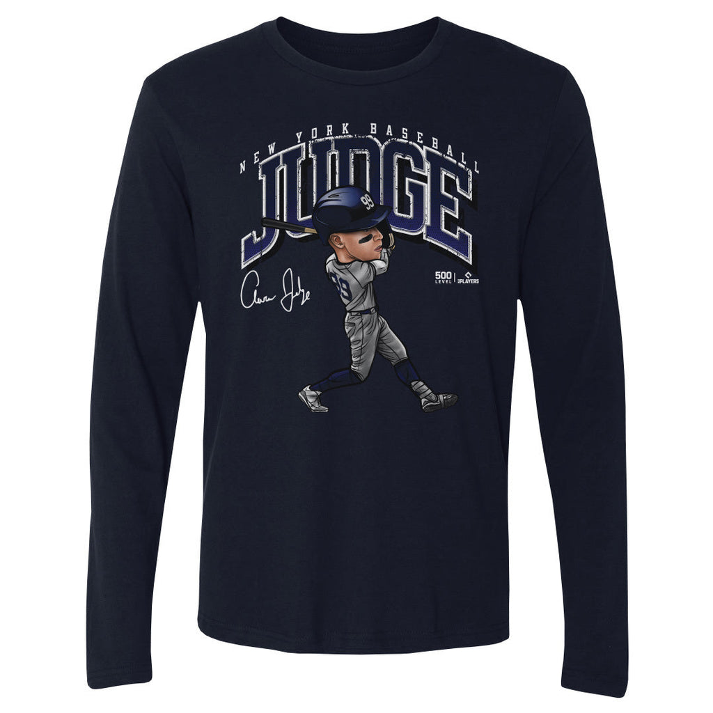 Aaron Judge New York Y Cartoon WHT