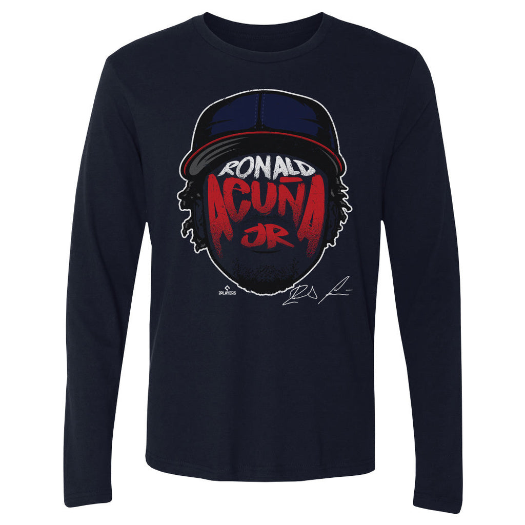 Ronald Acuna Jr. Player Silhouette WHT