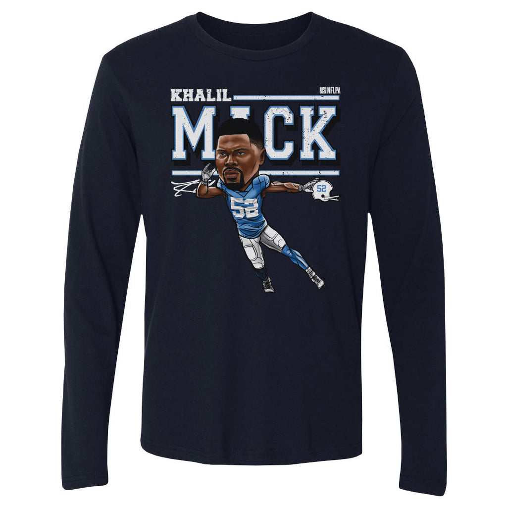 Khalil Mack Los Angeles C Cartoon WHT