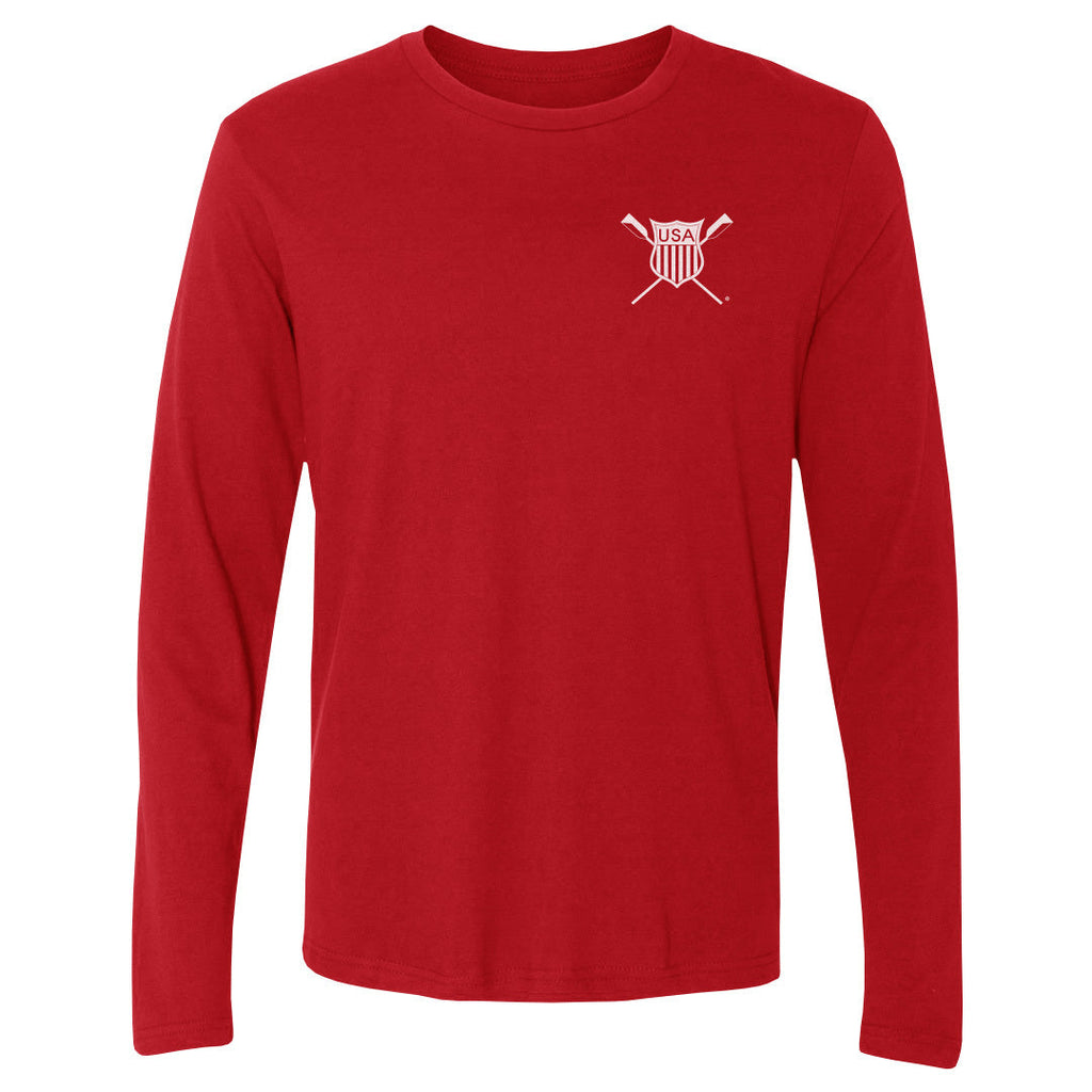 USRowing Emblem Pocket White WHT